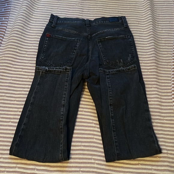 Urban Outfitters Black High Rise Slim Straight Jeans - Picture 2 of 3